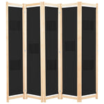 vidaXL 3/4/5/6-Panel Room Divider Wooden Frame Privacy Screen Multi Colors