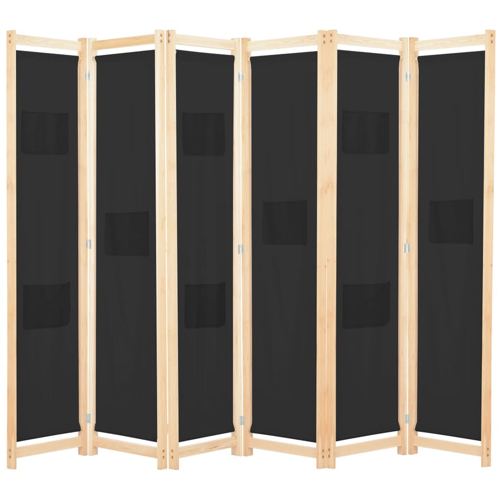 vidaXL 3/4/5/6-Panel Room Divider Wooden Frame Privacy Screen Multi Colors