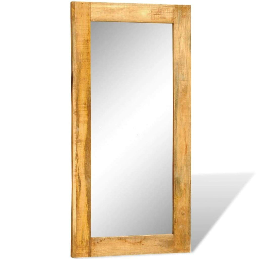 Solid Wood Framed Rectangle Wall Mirror 47.2"x23.6".