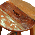 Bar Stool Solid Reclaimed Wood.