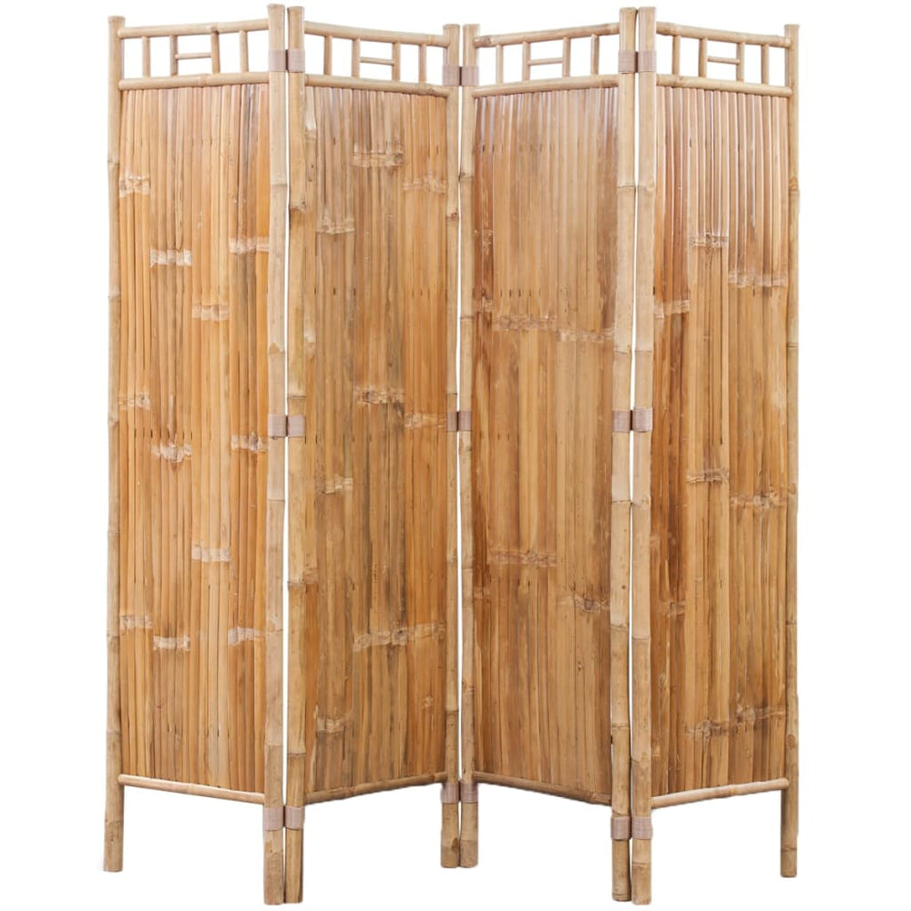 vidaXL 3/4/5-Panel Room Divider Bamboo Foldable Privacy Folding Partition