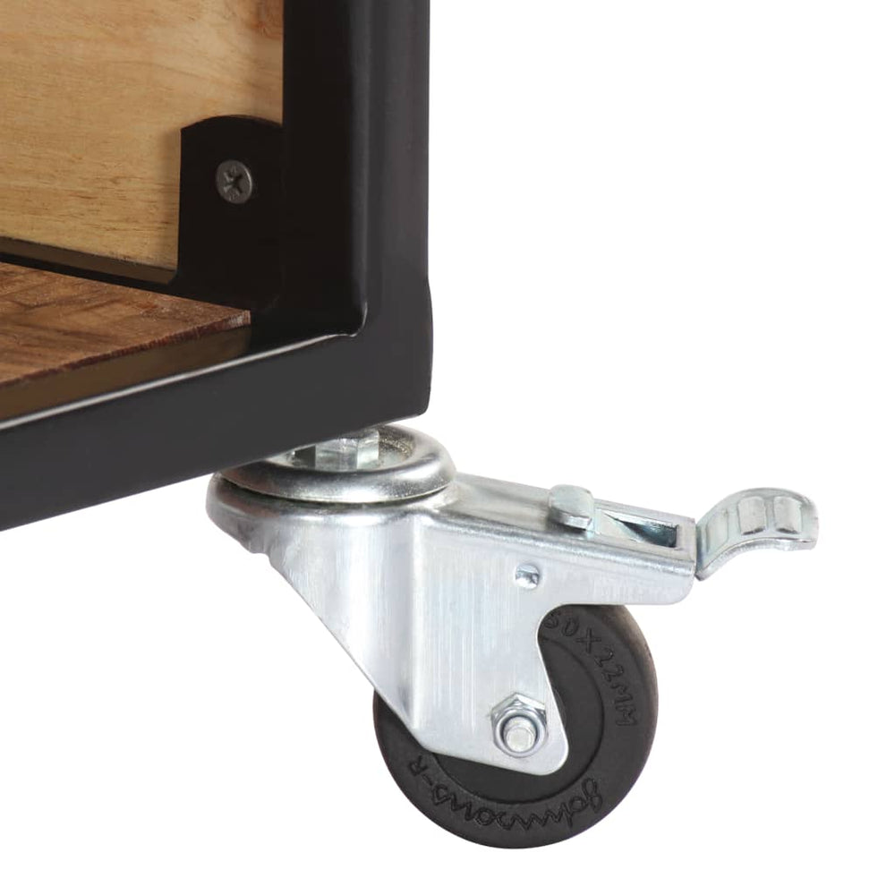 Coffee Table 27.5"x27.5"x12.5" Solid Acacia Wood.