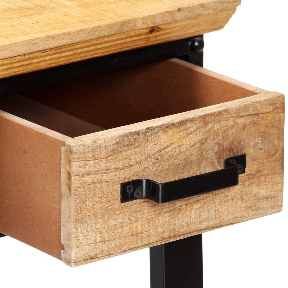 Writing Table 43.3"x19.6"x29.9" Solid Mango Wood.