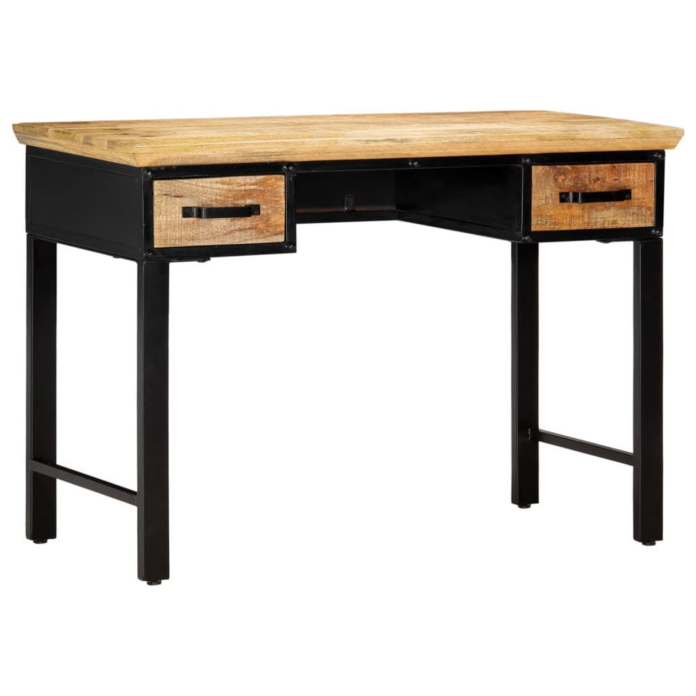 Writing Table 43.3"x19.6"x29.9" Solid Mango Wood.