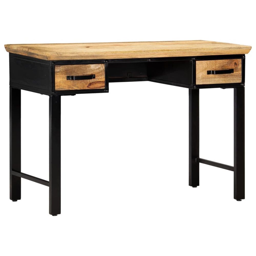 Writing Table 43.3"x19.6"x29.9" Solid Mango Wood.