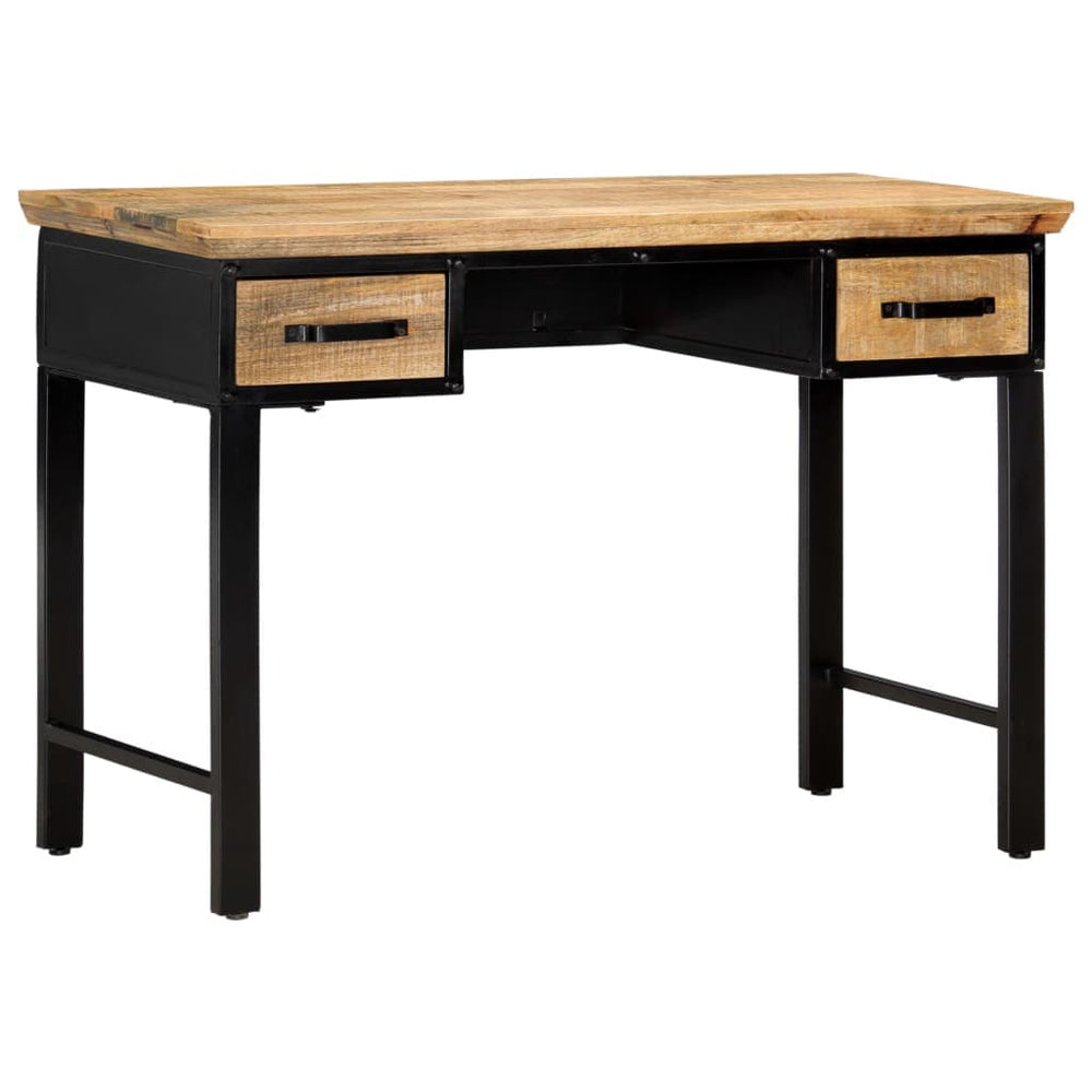 Writing Table 43.3"x19.6"x29.9" Solid Mango Wood.