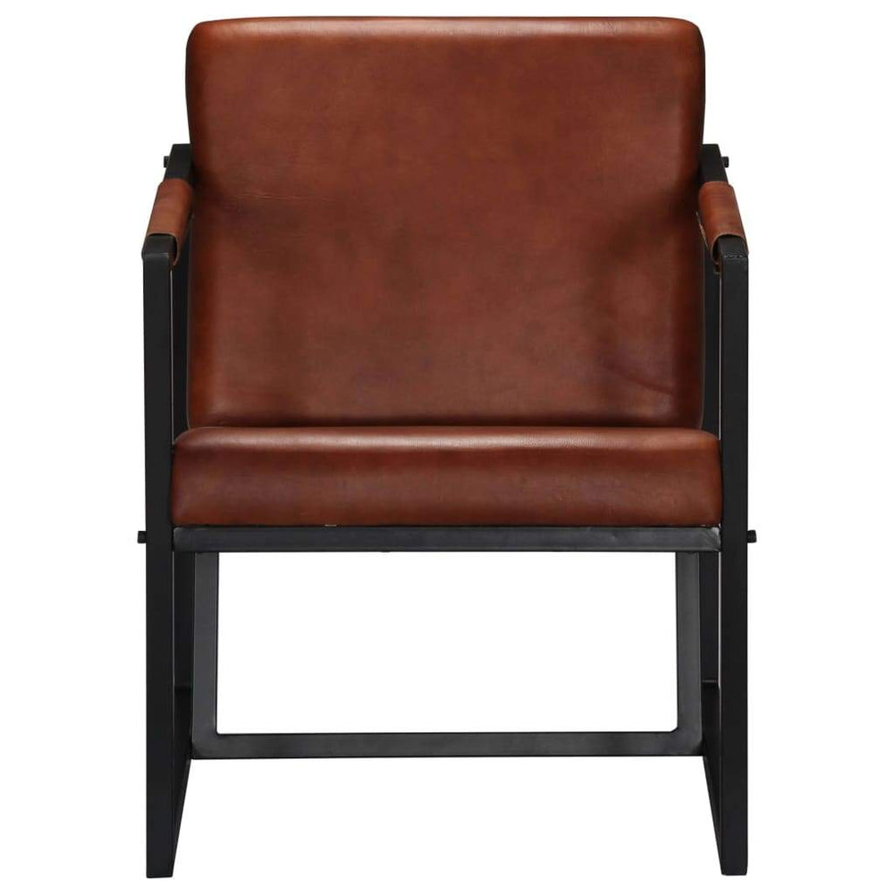 Armchair Real Leather Chair Seating Home Seat Furniture Multi Colors.