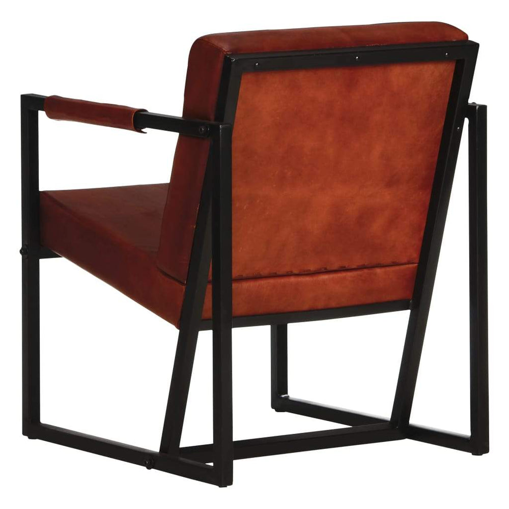 Armchair Real Leather Chair Seating Home Seat Furniture Multi Colors.