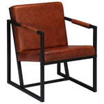 Armchair Real Leather Chair Seating Home Seat Furniture Multi Colors.