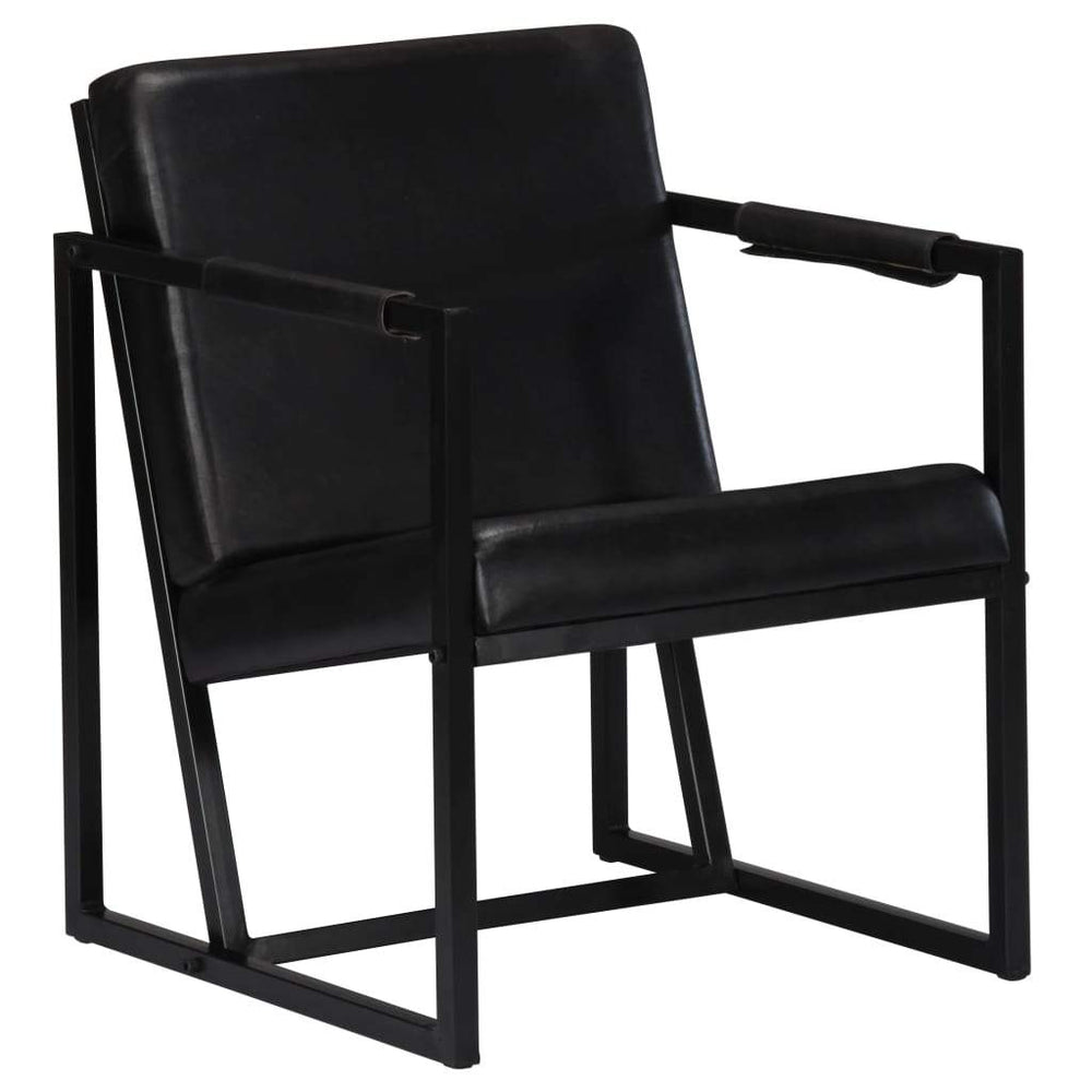 Armchair Real Leather Chair Seating Home Seat Furniture Multi Colors.