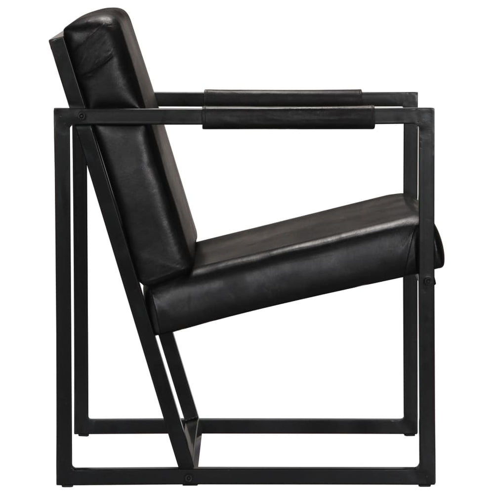 Armchair Real Leather Chair Seating Home Seat Furniture Multi Colors.