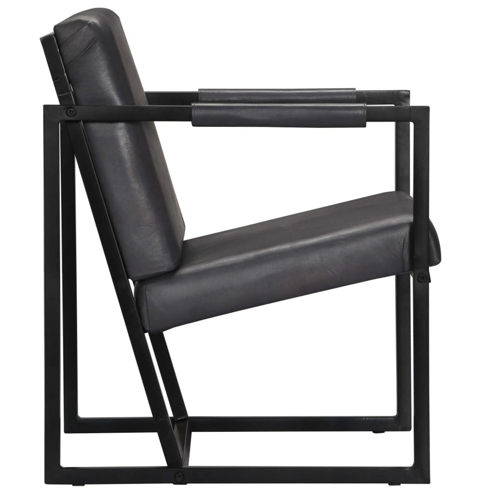 Armchair Real Leather Chair Seating Home Seat Furniture Multi Colors.