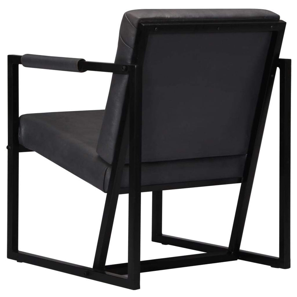 Armchair Real Leather Chair Seating Home Seat Furniture Multi Colors.