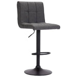 1/2x Bar Stool Fabric Pub Counter Swivel Office Bar Chair Multi Colors