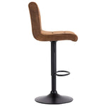 1/2x Bar Stool Fabric Pub Counter Swivel Office Bar Chair Multi Colors.