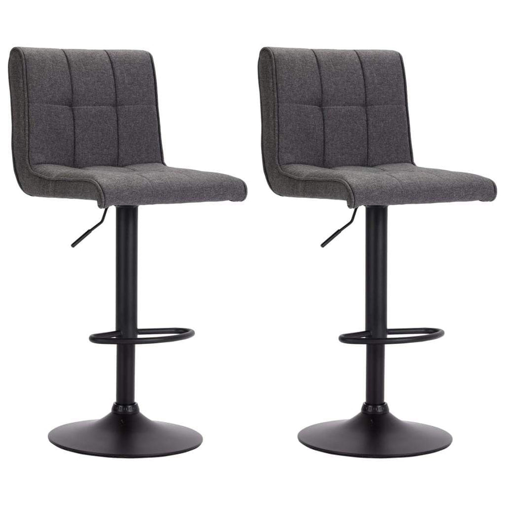 1/2x Bar Stool Fabric Pub Counter Swivel Office Bar Chair Multi Colors.