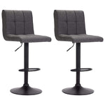 1/2x Bar Stool Fabric Pub Counter Swivel Office Bar Chair Multi Colors.
