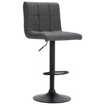 1/2x Bar Stool Fabric Pub Counter Swivel Office Bar Chair Multi Colors.