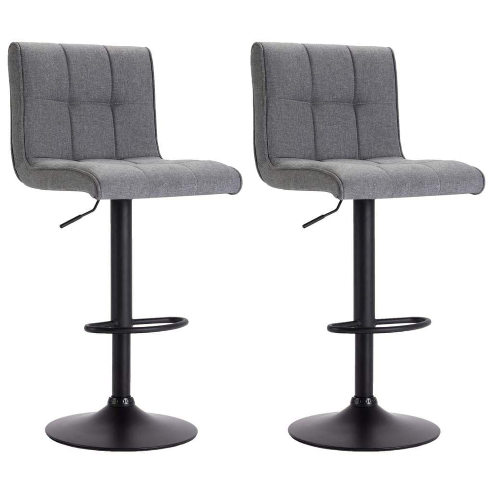 1/2x Bar Stool Fabric Pub Counter Swivel Office Bar Chair Multi Colors.