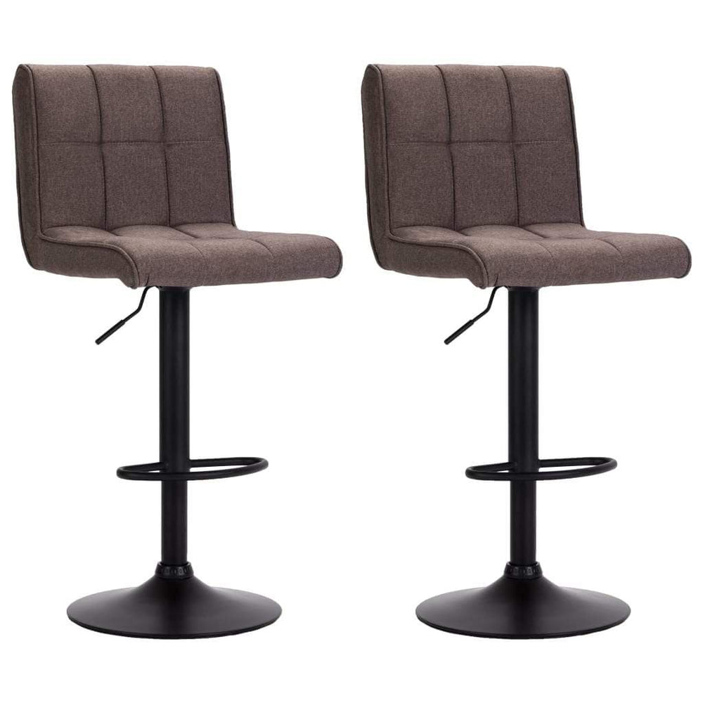 1/2x Bar Stool Fabric Pub Counter Swivel Office Bar Chair Multi Colors.