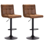 1/2x Bar Stool Fabric Pub Counter Swivel Office Bar Chair Multi Colors.