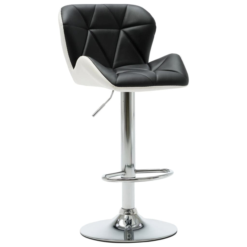1/2x Bar Stool Faux Leather Pub Counter Swivel Office Multi Colors