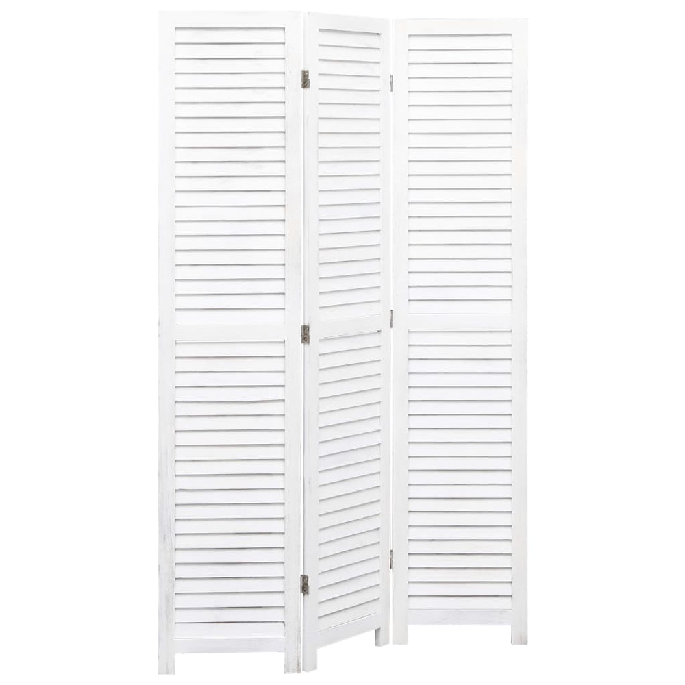 vidaXL 3/4/5/6-Panel Solid Paulownia Wood Room Divider Screen Multi Colors