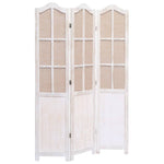 vidaXL 3/4/5/6-Panel Room Divider Fabric Privacy Screen Partition Gray/Brown
