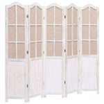 vidaXL 3/4/5/6-Panel Room Divider Fabric Privacy Screen Partition Gray/Brown