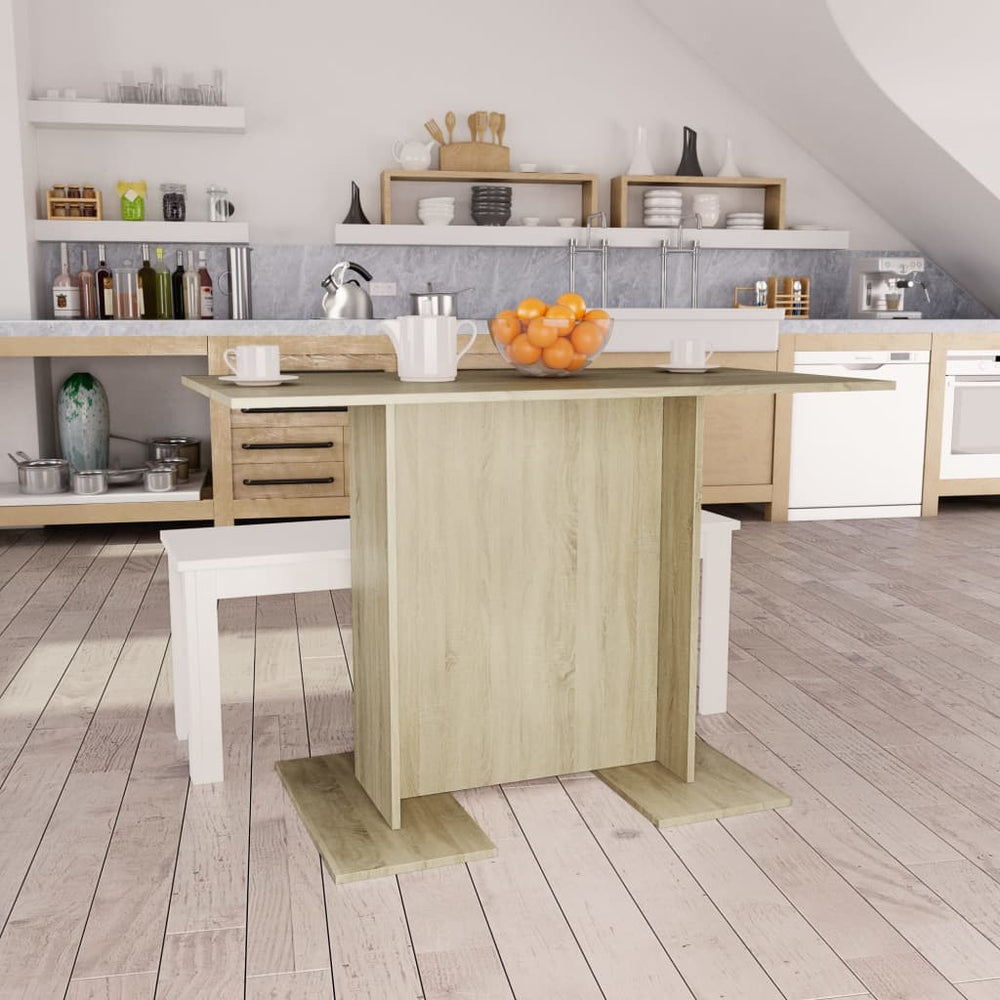 vidaXL Dining Table Chipboard Kitchen Dining Room Dinner Table Multi Colors