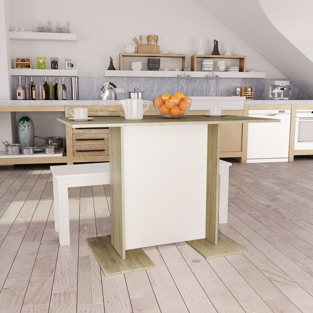 vidaXL Dining Table Chipboard Kitchen Dining Room Dinner Table Multi Colors