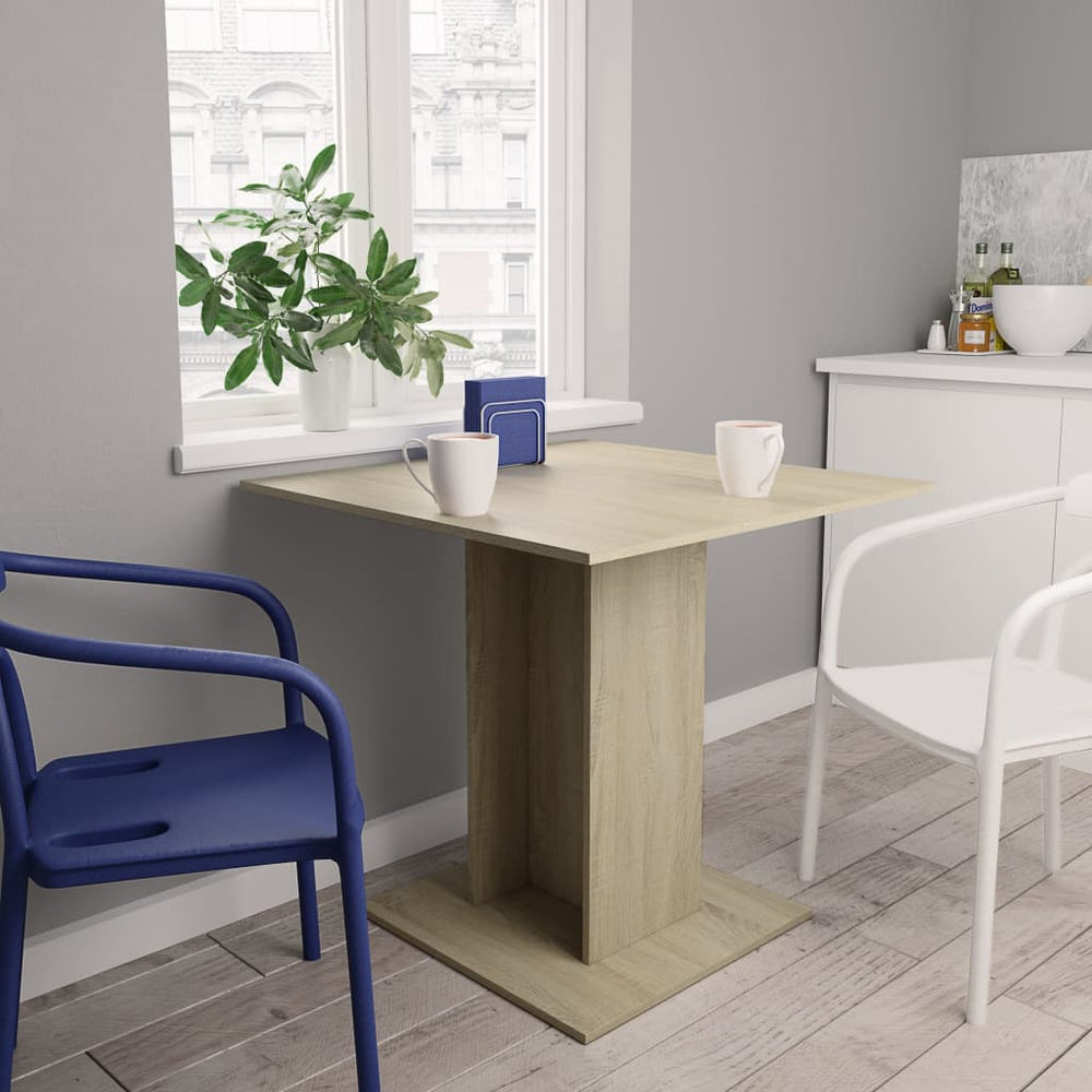 vidaXL Dining Table Engineered Wood Dining Room Dinner Table Multi Colors