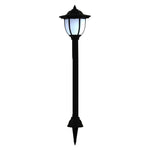 vidaXL 3/6x Outdoor Solar Lamps LED Black Garden Patio Path Lighting Wall Roof