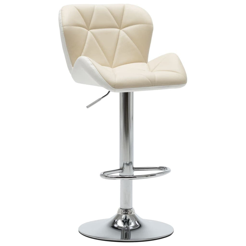 1/2x Bar Stool Faux Leather Pub Counter Swivel Office Multi Colors.