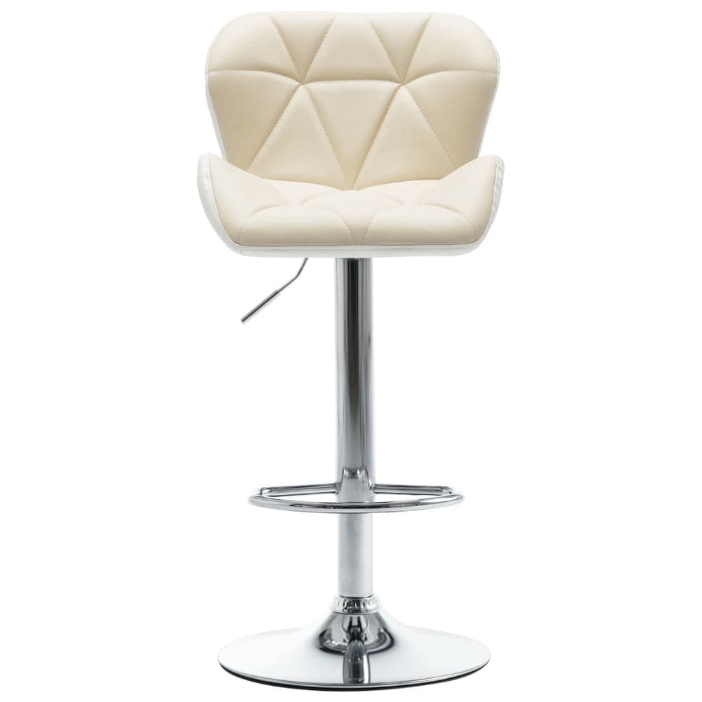 1/2x Bar Stool Faux Leather Pub Counter Swivel Office Multi Colors.