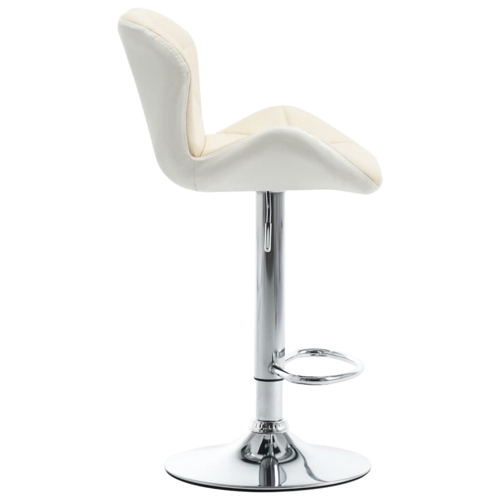 1/2x Bar Stool Faux Leather Pub Counter Swivel Office Multi Colors.