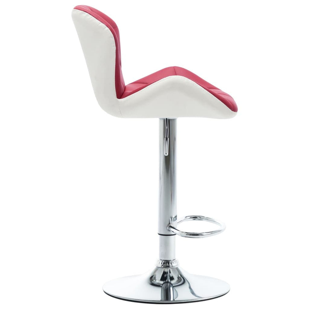 1/2x Bar Stool Faux Leather Pub Counter Swivel Office Multi Colors.