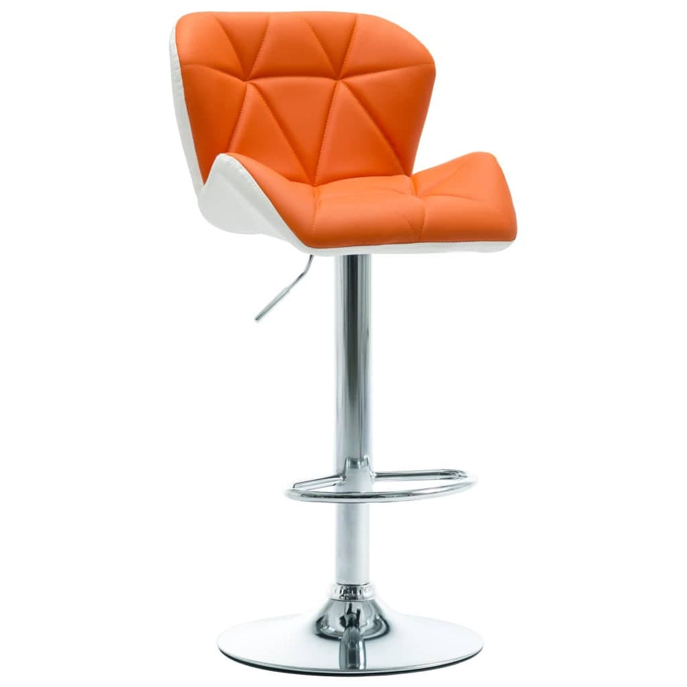 1/2x Bar Stool Faux Leather Pub Counter Swivel Office Multi Colors.