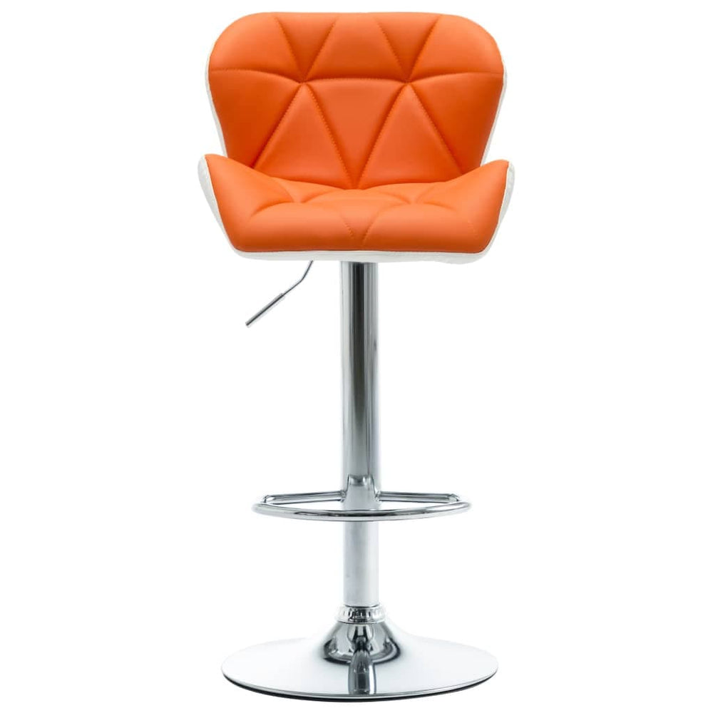 1/2x Bar Stool Faux Leather Pub Counter Swivel Office Multi Colors.