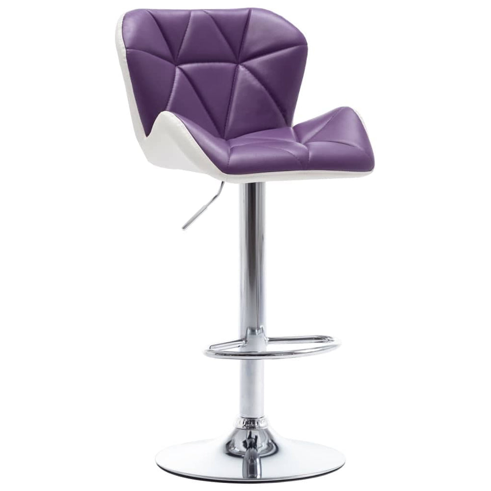 1/2x Bar Stool Faux Leather Pub Counter Swivel Office Multi Colors.