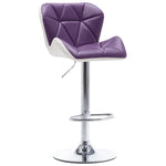 1/2x Bar Stool Faux Leather Pub Counter Swivel Office Multi Colors.