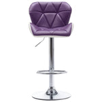 1/2x Bar Stool Faux Leather Pub Counter Swivel Office Multi Colors.