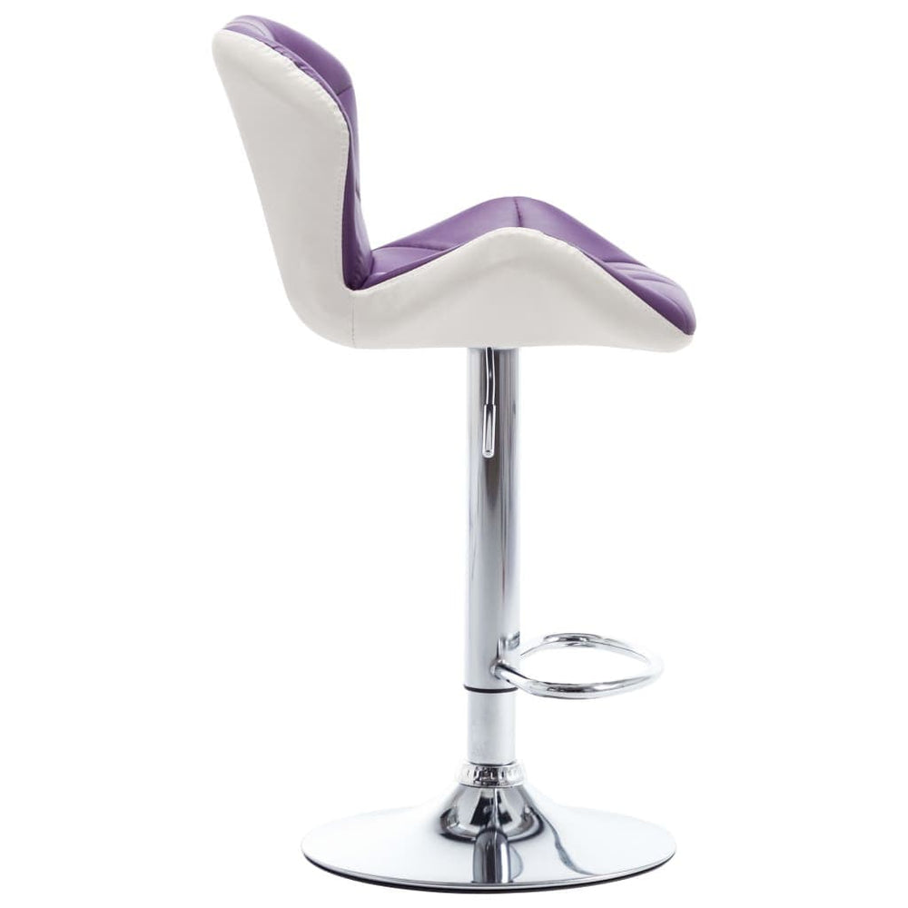 1/2x Bar Stool Faux Leather Pub Counter Swivel Office Multi Colors.
