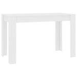 vidaXL Dining Table Chipboard Kitchen Dinner Dining Room Home Multi Colors