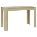 vidaXL Dining Table Chipboard Kitchen Dinner Dining Room Home Multi Colors