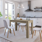 vidaXL Dining Table Chipboard Kitchen Dinner Dining Room Home Multi Colors