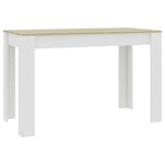 vidaXL Dining Table Chipboard Kitchen Dinner Dining Room Home Multi Colors