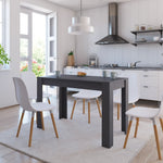 vidaXL Dining Table Chipboard Kitchen Dinner Dining Room Home Multi Colors