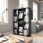 vidaXL Room Divider/Book Cabinet Chipboard Standing Shelf Rack Multi Colors