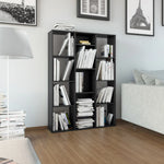 vidaXL Room Divider/Book Cabinet Chipboard Standing Shelf Rack Multi Colors
